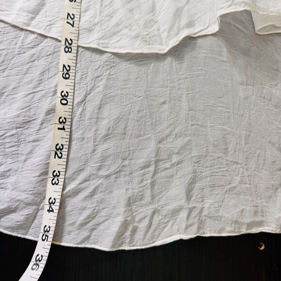 Johnny Was 4 Love and Liberty Top Women Medium Floral Embroidery Hi Lo Lagenlook - Picture 10 of 10